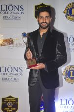 Abhishek Bachchan at the 21st Lions Gold Awards 2015 in Mumbai on 6th Jan 2015